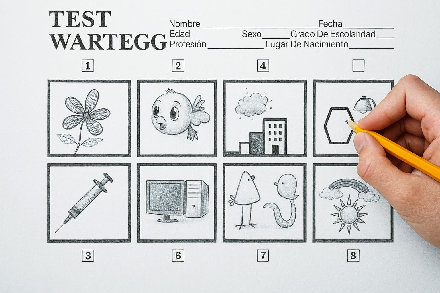 TEST DE WARTEGG DE 8 CAMPOS Nivel I